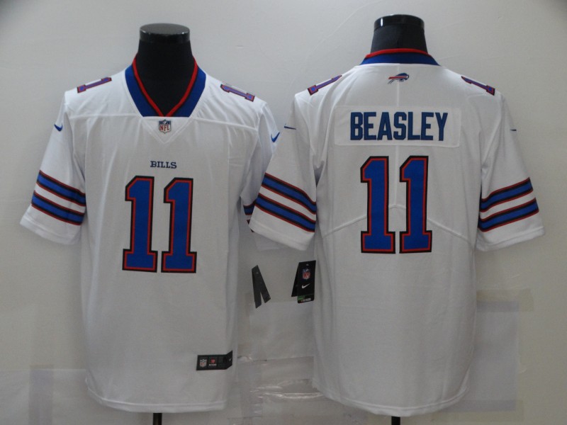 Men's Buffalo Bills Cole Beasley #11 White Jersey